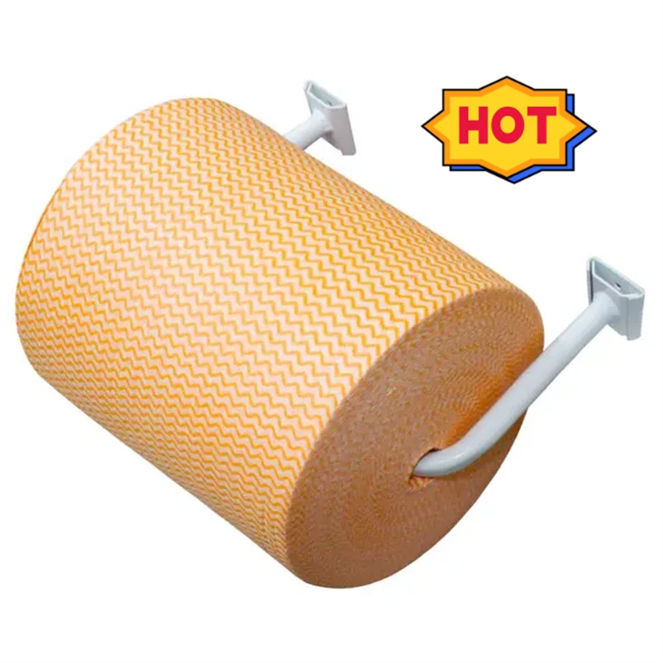 Heavy Duty Industrial Industri Panos Multiuso 28x300m Dry Kitchen Cleaning Wipes Roll For Cleanroom